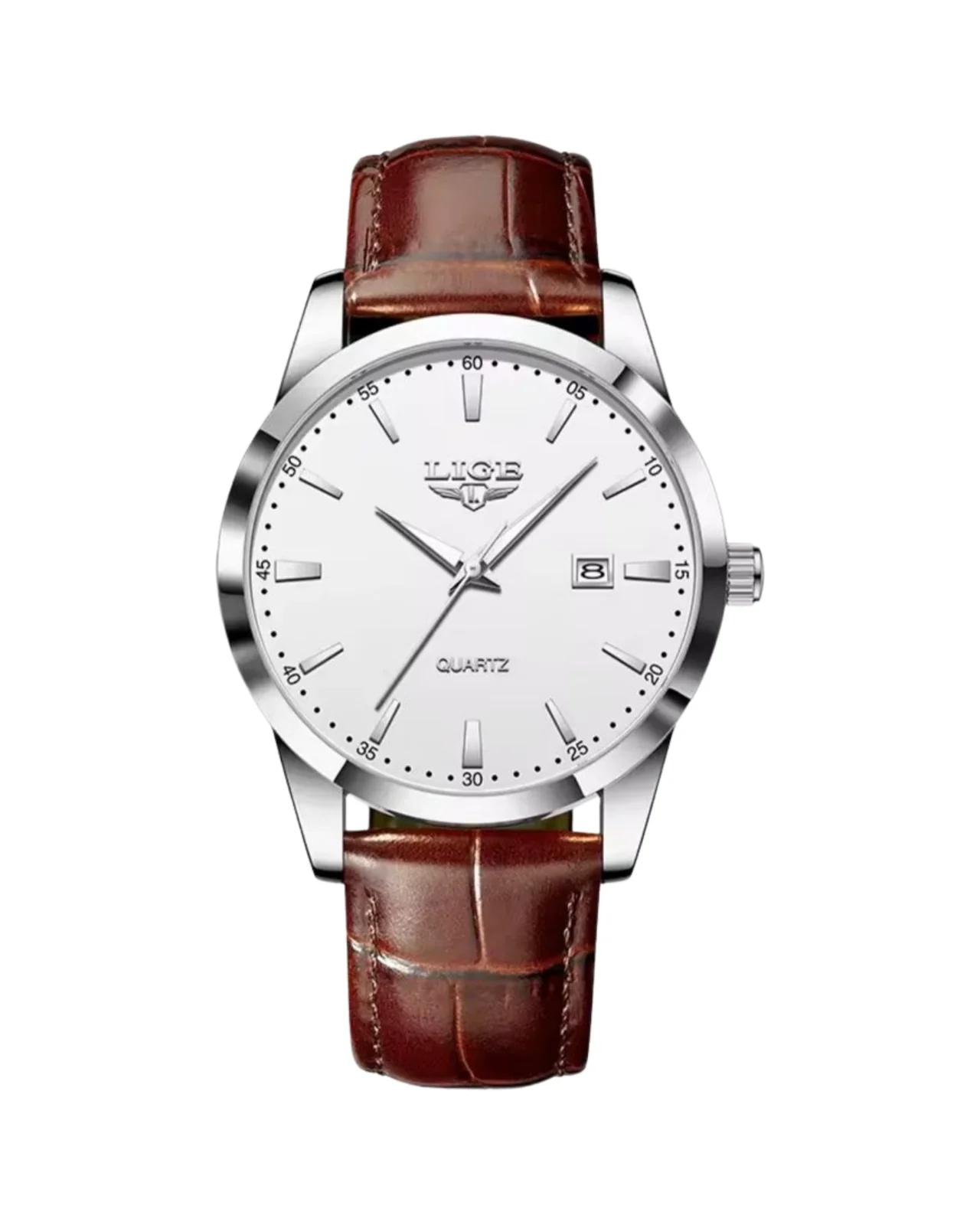 LIGE Elegance · Marrom · fundo Branco